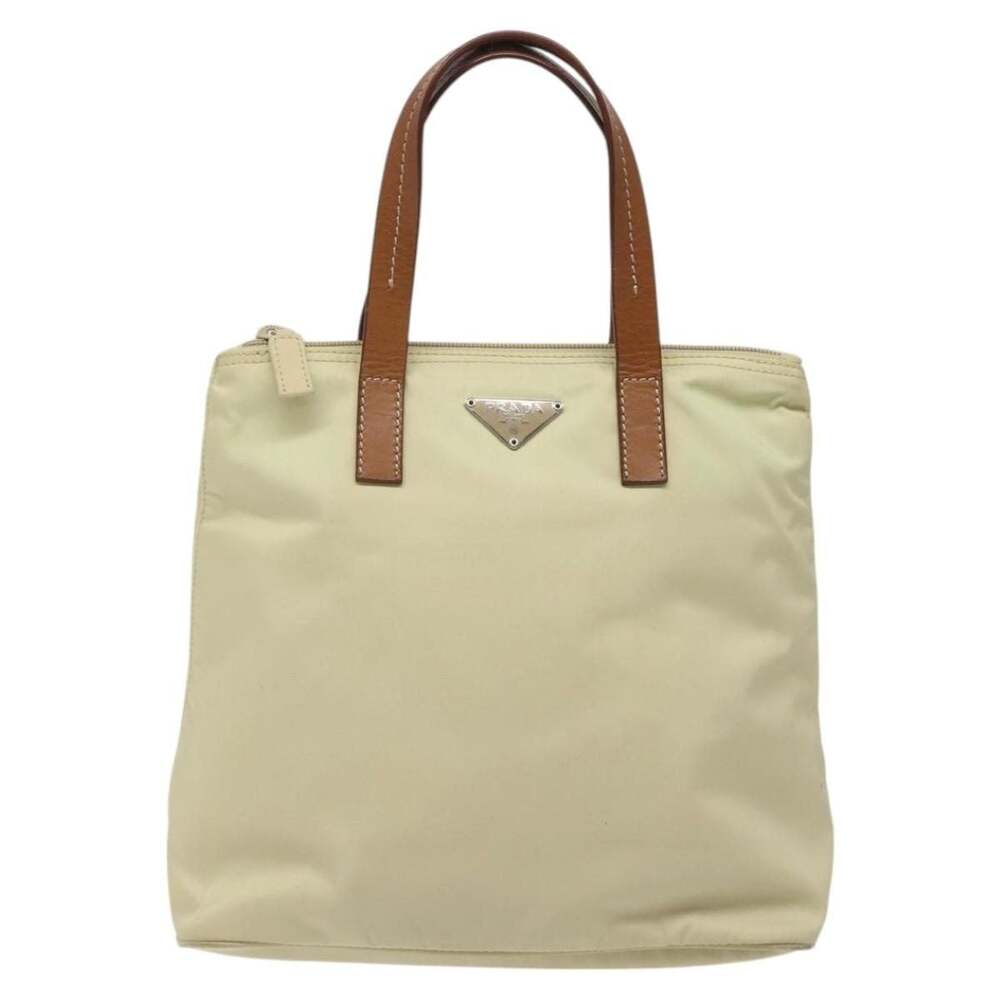 Prada Nylon Handbag White
